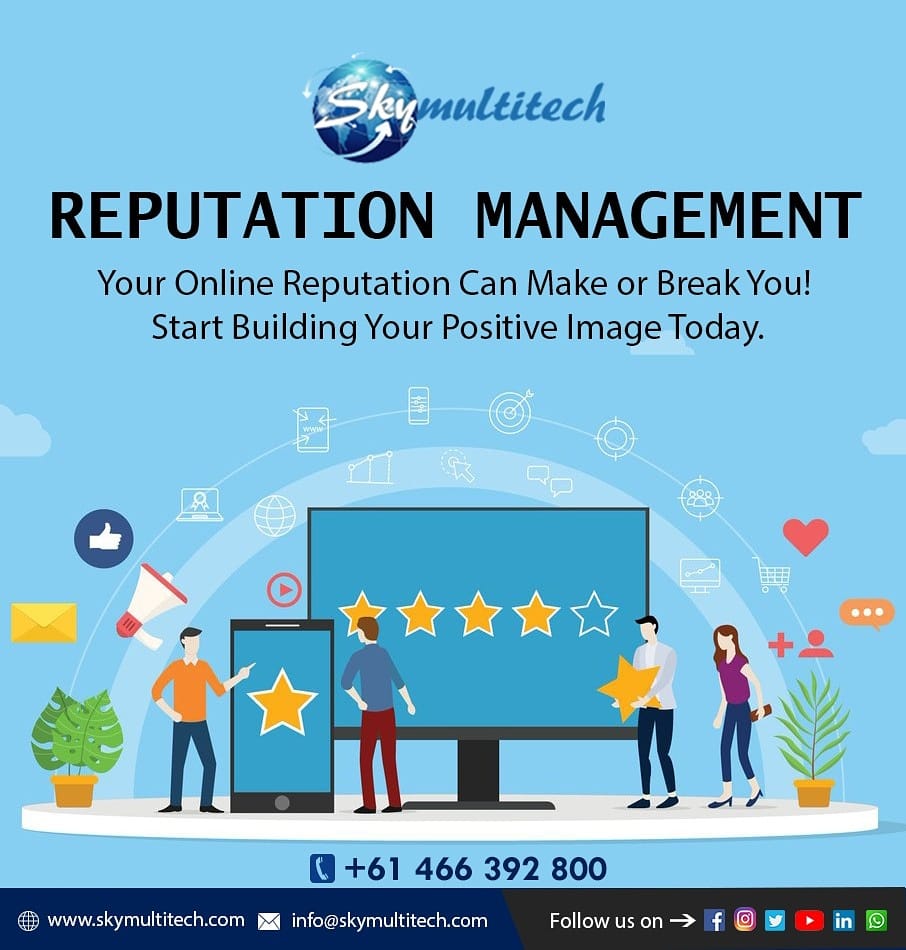 Online reputation management service